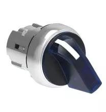 Selettore a tre posizioni illuminabile Blu foro 22 Lovato LPSSL1306