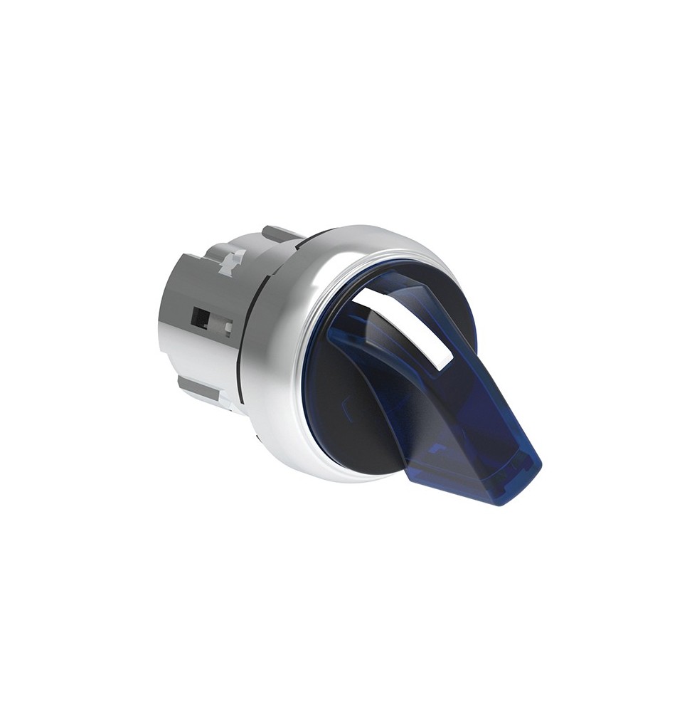 Selettore a tre posizioni illuminabile Blu foro 22 Lovato LPSSL1306