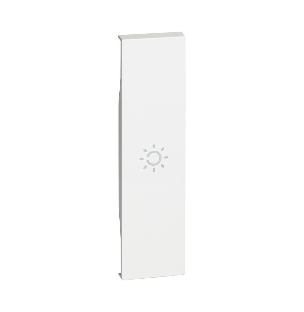 Cover Bticino Living Now illuminabile simbolo luce un modulo colore bianco KW01A