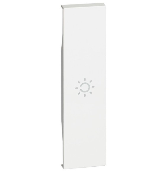 Cover Bticino Living Now illuminabile simbolo luce un modulo colore bianco KW01A