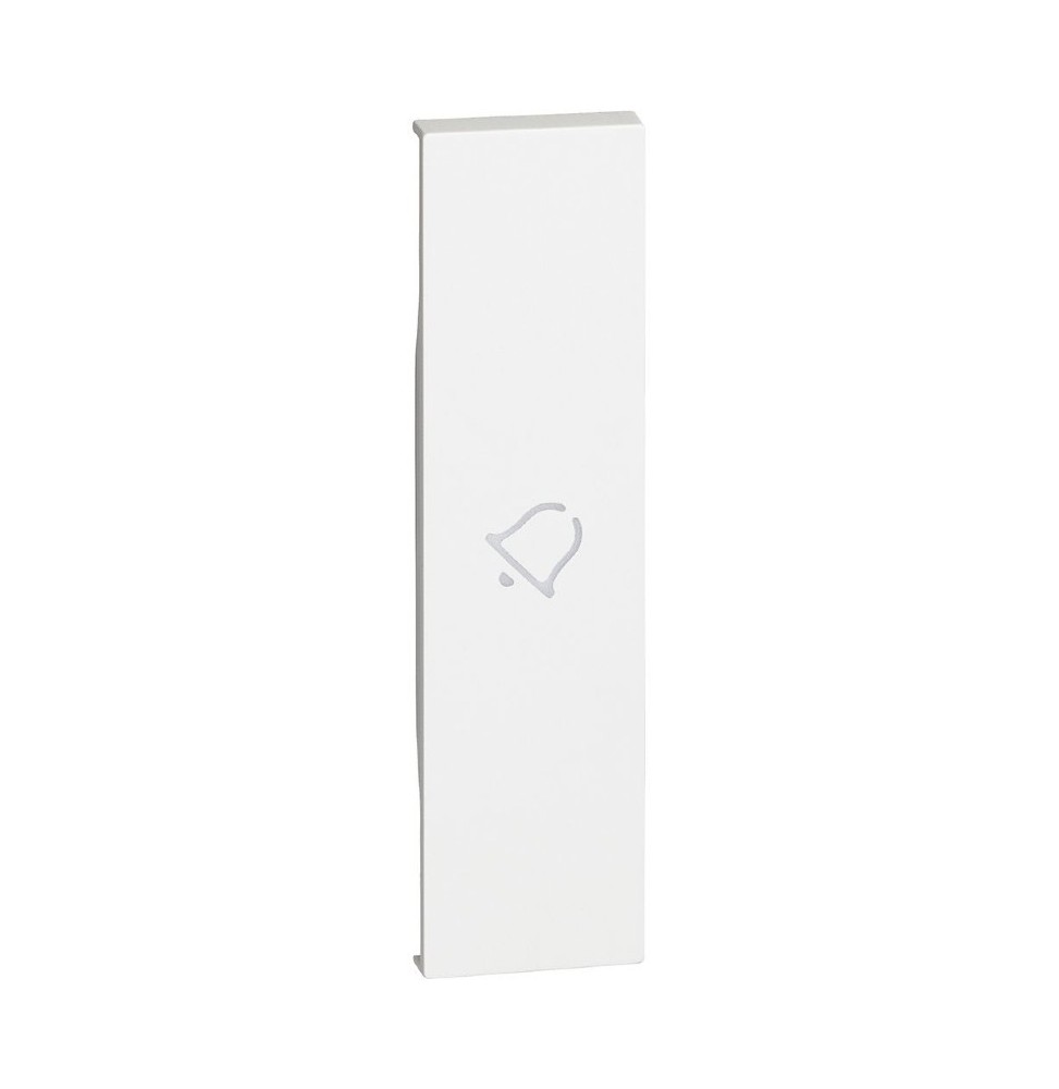 Cover Bticino Living Now illuminabile simbolo campanello colore bianco  KW01D
