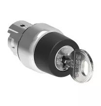 Selettore a pulsante chiave foro 22 a 2 posizioni Lovato LPSS340