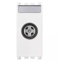 Presa TV Diretta con Attacco Maschio Attenuazione 1dB Vimar Arke' Bianca 19300.01.B