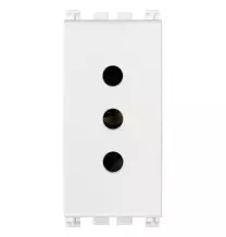 Presa 10A attacco piccolo Vimar Arke' Bianca 19201.B