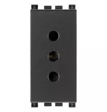 Presa 10A attacco piccolo Vimar Arke' Grigia 19201