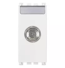 Presa TV Satellitare con attacco F Vimar Arke' Bianca 19318.B