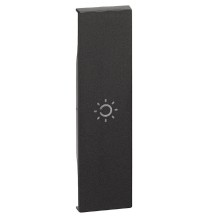 Cover Bticino Living Now con Simbolo Luce Nero  KG01A