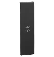 Cover Bticino Living Now con Simbolo Luce Nero  KG01A