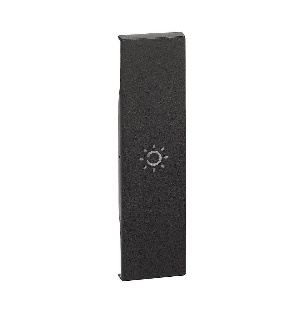 Cover Bticino Living Now con Simbolo Luce Nero  KG01A