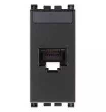 Presa di rete Categoria 6 RJ45 non schermata Vimar Arke' Grigia 19339.13