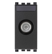 Presa TV Passante Con Attacco Maschio Attenuazione 10dB Vimar Arke' Grigia 19300.10