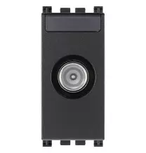 Presa TV Passante Con Attacco Maschio Attenuazione 10dB Vimar Arke' Grigia 19300.10