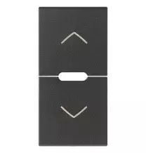 Due Mezzi Tasti con simboli freccia 1 modulo Vimar Arke' Grigia 19755.2