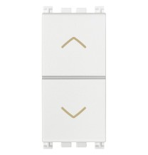 Commutatore a due tasti con frecce direzionali Vimar Arke' Bianco 19060.B