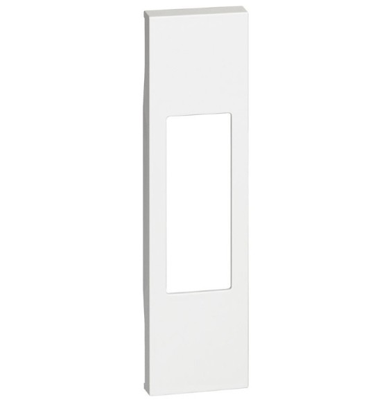 Cover Bticino Living Now per prese, interruttori bipolari e pulsanti a tirante colore Bianco  KW02