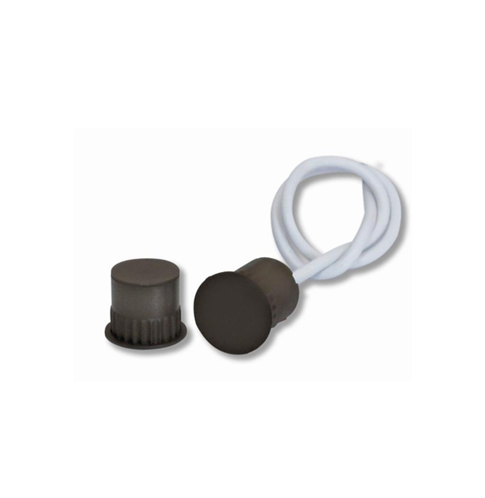 Contatto cilindrico ad incasso marrone Hiltron C56M con diametro foro 18 mm Contatto cilindrico ad incasso marrone Hiltron C56M con diametro foro 18 mm