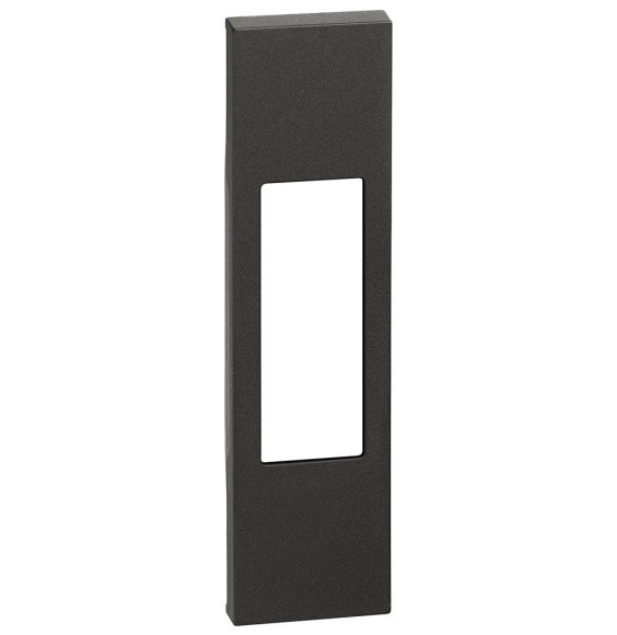 Cover Bticino Living Now per prese, interruttori bipolari e pulsanti a tirante colore nero  KG02