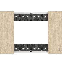 Placca Bticino Living Now Oro tre posti Zama KA4803ZW