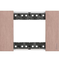 Placca Bticino Living Now Rame tre posti Zama KA4803ZM