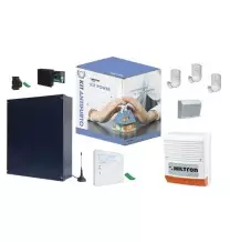 Kit antifurto Hiltron KITPOWER con centrale Power 8 e console touch integrata