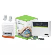 Kit antifurto completo Hiltron KPROTEC4 con centrale Protec4 e accessori inclusi
