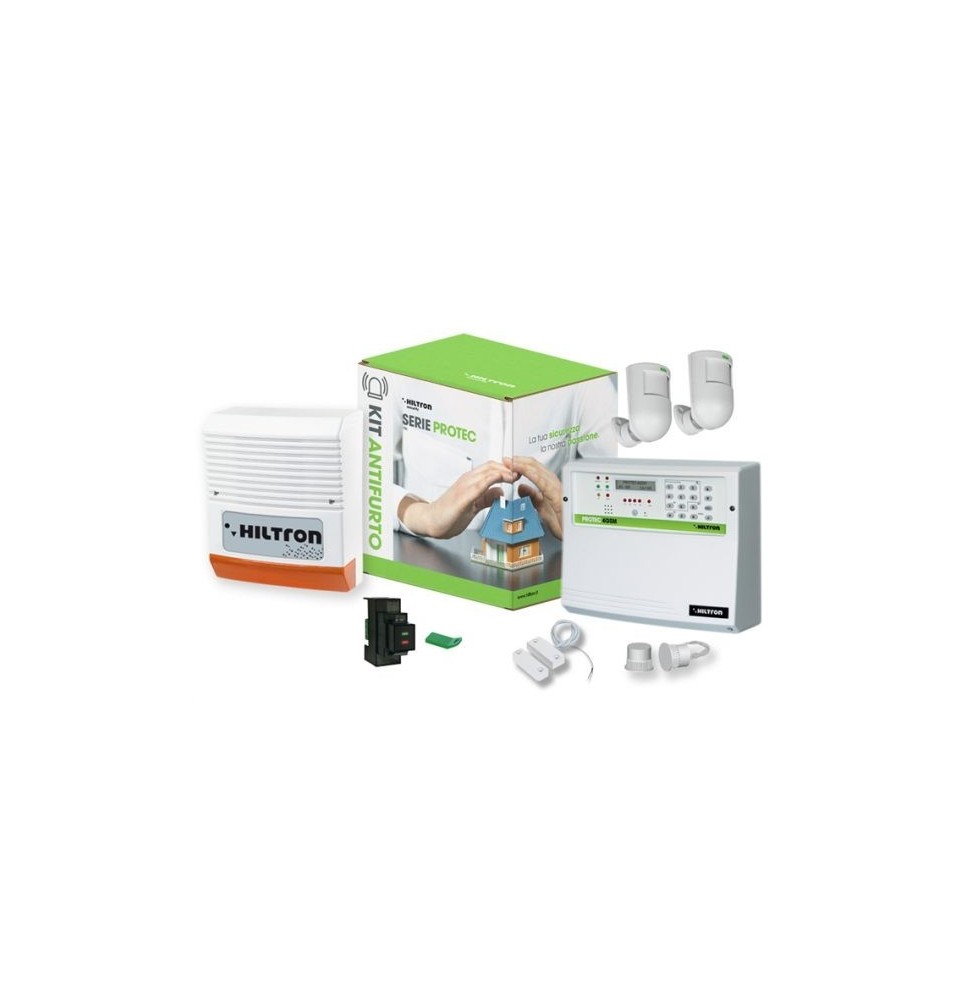 Kit antifurto Hiltron KPROTEC4GSM con centrale Protec4 e combinatore GSM
