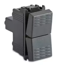 Doppio Pulsante interbloccato 1 Polo NO/NC + 1 Polo NO/NC Master MODO 31022