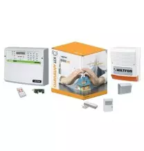 Kit antifurto via radio Hiltron KXR4GSM con centrale PROTEC4GSM e accessori inclusi