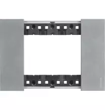 Placca Bticino Living Now Moon  tre posti Zama KA4803NW