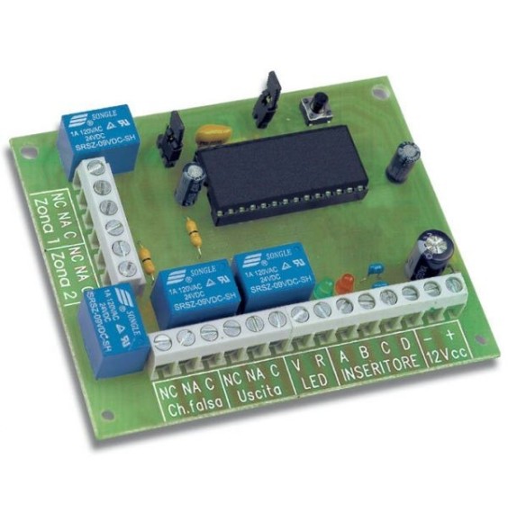 Scheda di controllo per chiave elettronica di zone parziale Hiltron SK120