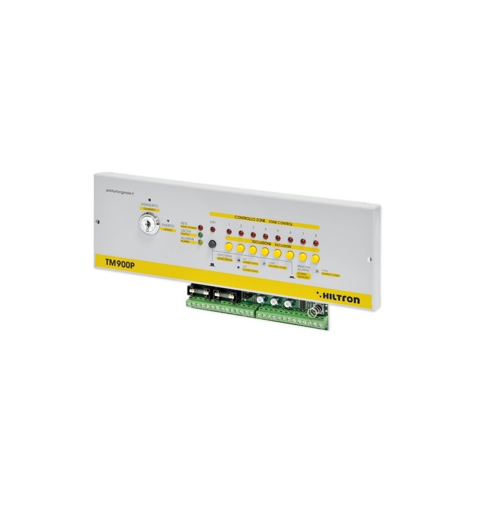 Centrale Antifurto 8 zone Hiltron TM900P con 24 ore di protezione per serie TM