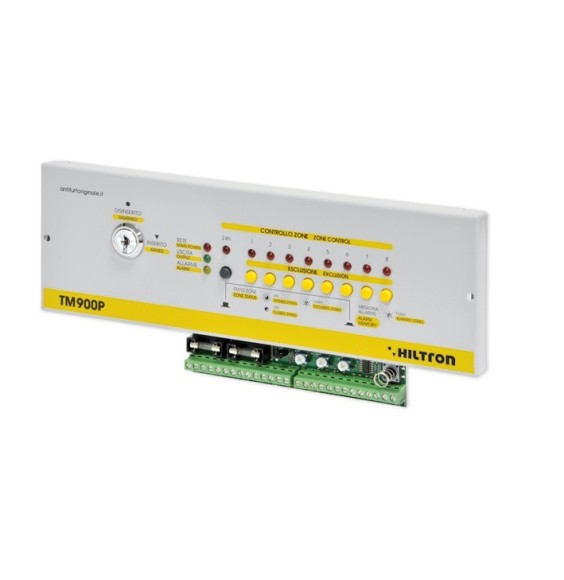 Centrale Antifurto 8 zone Hiltron TM900P con 24 ore di protezione per serie TM