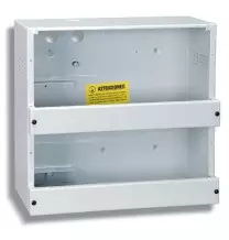 Contenitore grande per centrale antifurto Hiltron TM4C con due pannelli separatori della serie TM