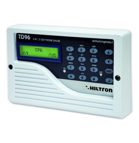 Combinatore telefonico Hiltron TD96 con 2 ingressi e 2 uscite
