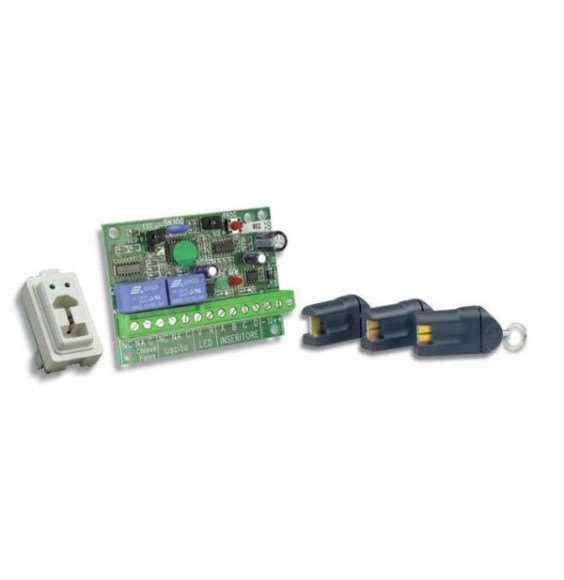 Kit chiave ad inserimento Magic SK103 con tre chiavi scheda e inseritore