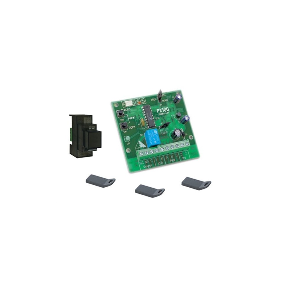 Kit chiave di prossimità Hiltron PXKEY103 con tre chiavi e inseritore integrato
