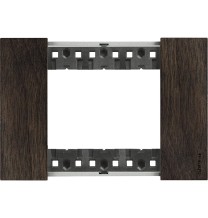 Placca Bticino Living Now Noce tre posti legno KA4803LG