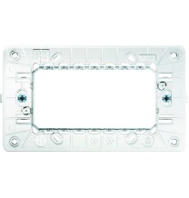 Supporto ribassato per 4 moduli Urmet Serie Nea 10704N