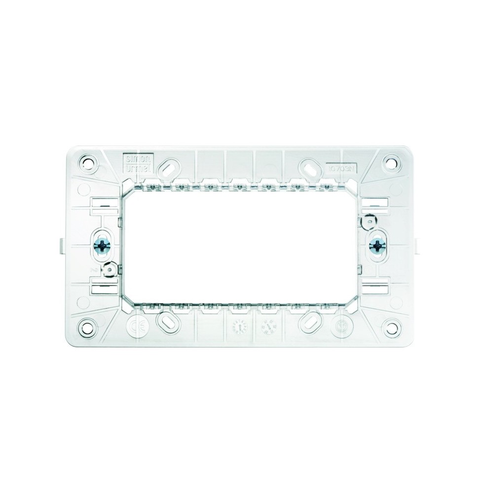 Supporto ribassato per 4 moduli Urmet Serie Nea 10704N