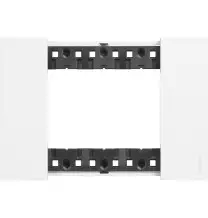 Placca Bticino Living Now Bianco  tre posti tecnopolimero KA4803KW