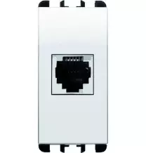 Presa Telefonica Bianca Simon Urmet 10411.B Serie Nea