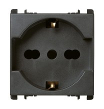 Presa Schuko Simon Nea URMET 10310N/2 Antracite 2P+T 250V 16A