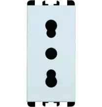 Presa Bipasso Bianca Simon Urmet Serie Nea 10303.B