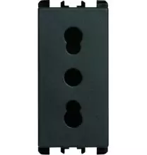 Presa Bipasso antracite Serie Nea Simon Urmet 10303