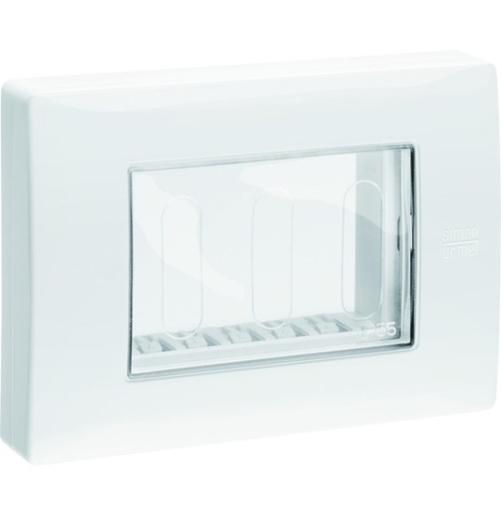 Coperchio di Protezione IP55 3 Moduli Bianca Nea Urmet 12513.BN