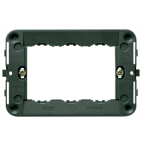 Supporto Vimar Idea 3 moduli per scatole rettangolari modello 16713
