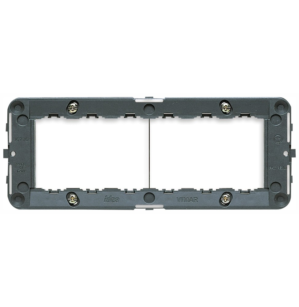 Supporto Vimar Idea 6 moduli per scatole rettangolari 16716 Supporto Vimar Idea 6 moduli per scatole rettangolari 16716