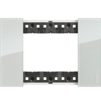 Placca Bticino Living Now Sky tre posti tecnopolimero KA4803DA