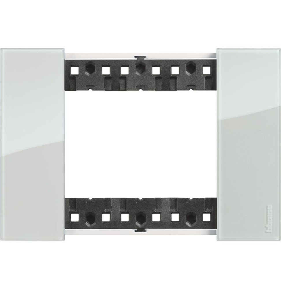 Placca Bticino Living Now Sky tre posti tecnopolimero KA4803DA