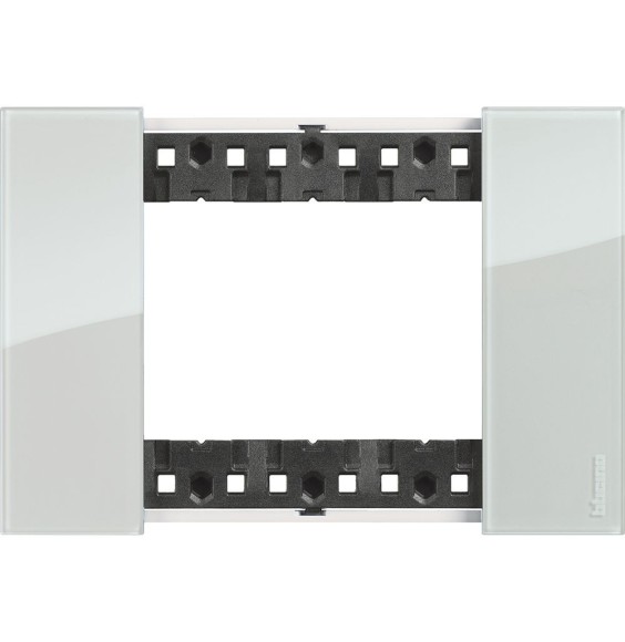 Placca Bticino Living Now Sky tre posti tecnopolimero KA4803DA